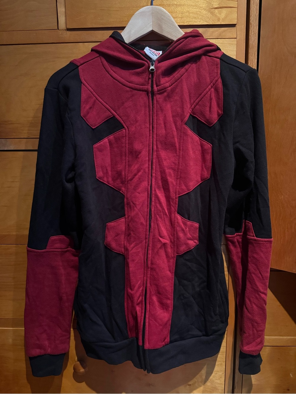 Marvel Deadpool Movie Costume Hoodie Hot Topic Vintage
